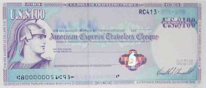 Travelers Cheques small 300x129 Money matters while traveling in China