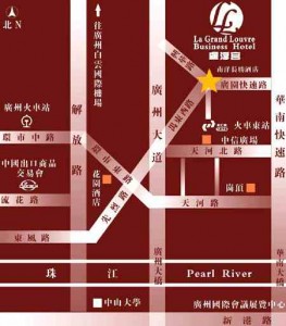 china hotel business card map 263x300 Accommodation in China