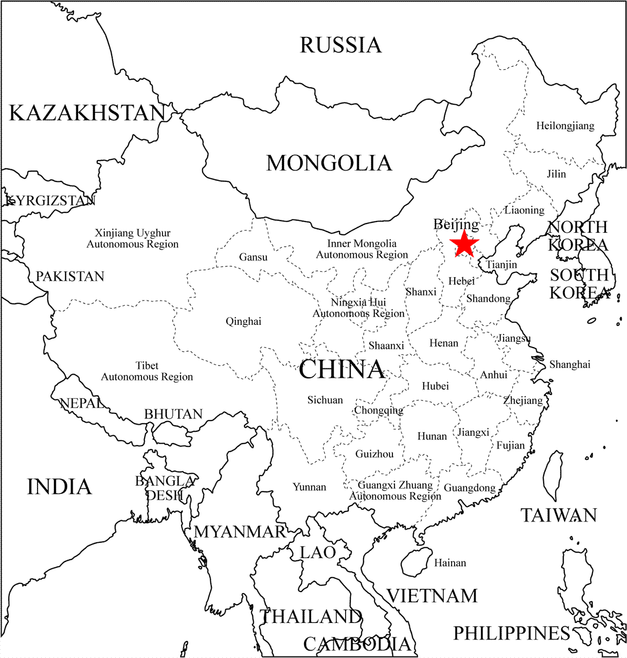 free clip art china map - photo #43