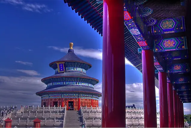 A painting of top tourist destination: Beijing