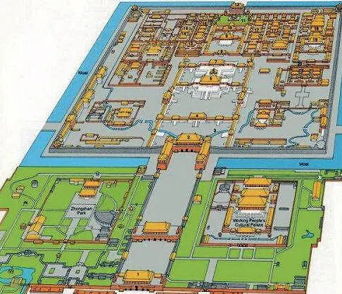 Map of The Forbidden Palace