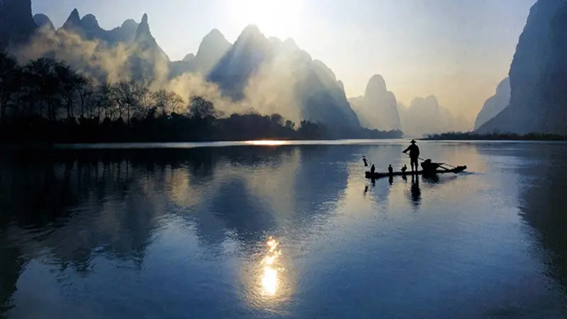 A very relaxing picture of the popular destination: Guilin & Yangshuo 