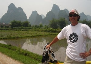 mike_lin_biking_yangshuo china mike traveling in 2007