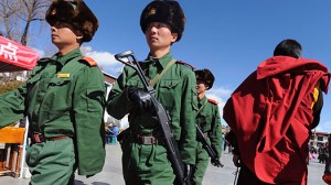 chinese soldiers in lhasa with tibetan monks tibet and china han chinese government troops