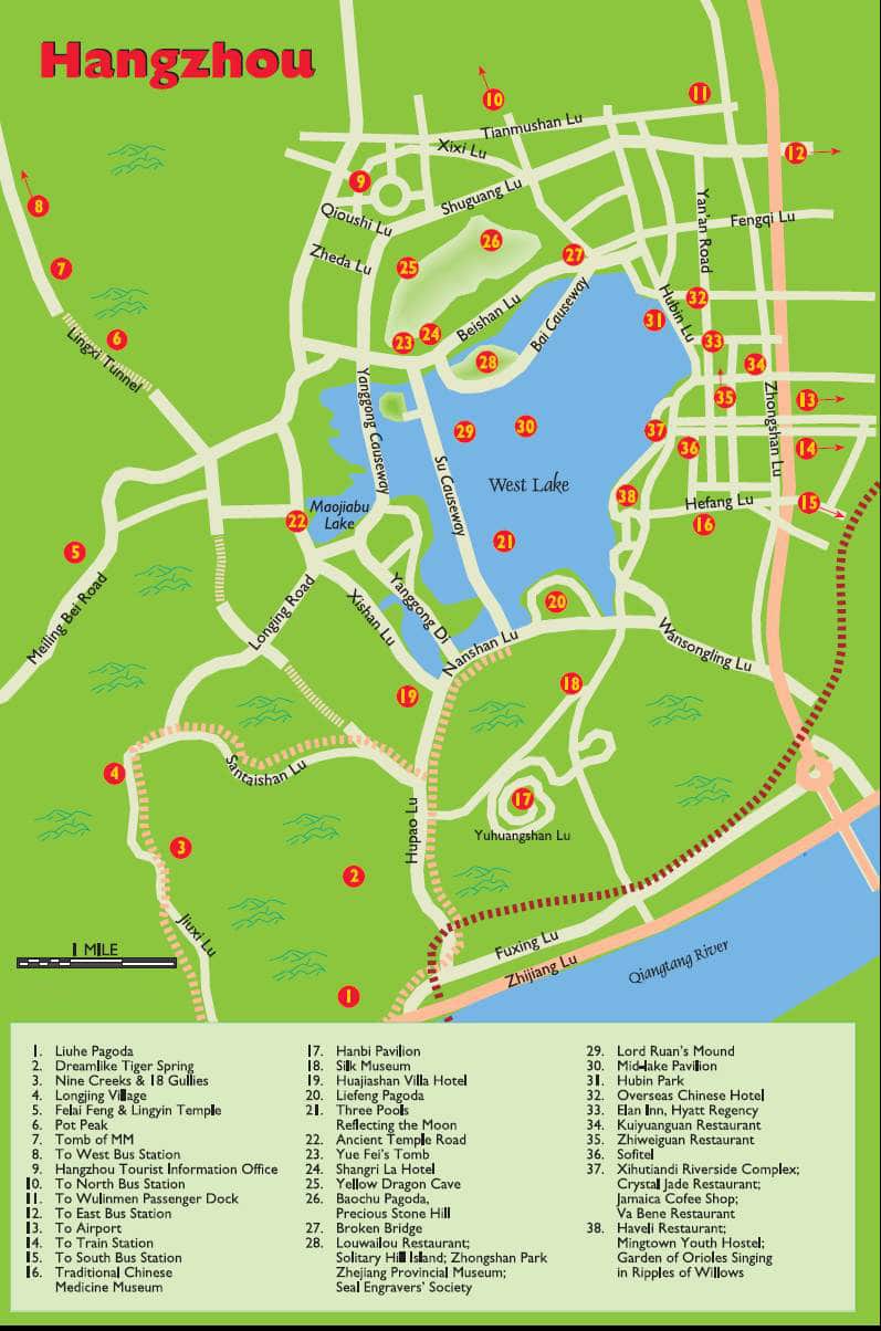Maps of hangzhou china mike