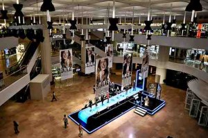 Inside a Hong Kong shopping mall