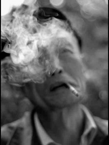 A Chinese smoker