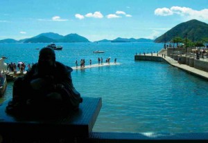 Scenic view overlooking Repulse Bay