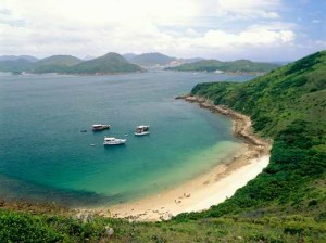 Aerial view of the Sai Kung Peninsula