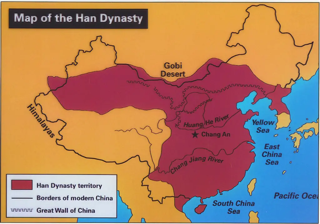 Map of the Han Dynasty 