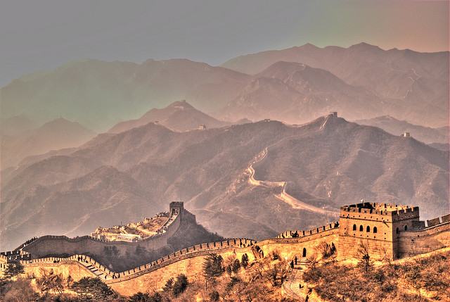 The Badaling section of the Great Wall of China