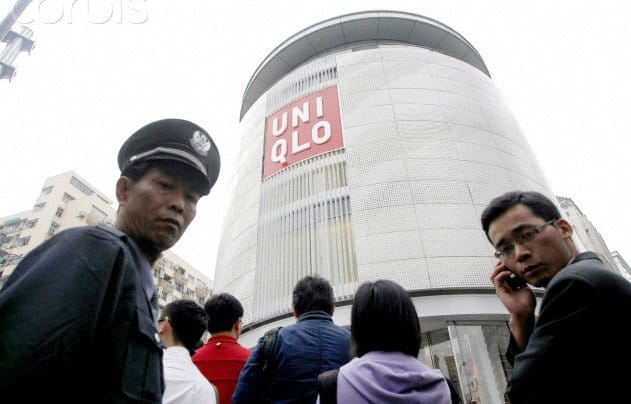 Chinese people look suspiciously at the cameraman