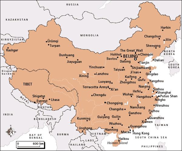 Map Of China And Major Cities Map Of World | Sexiz Pix