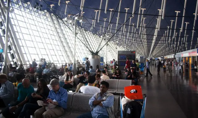 Terminal at Shanghai (Pudong) International Airport