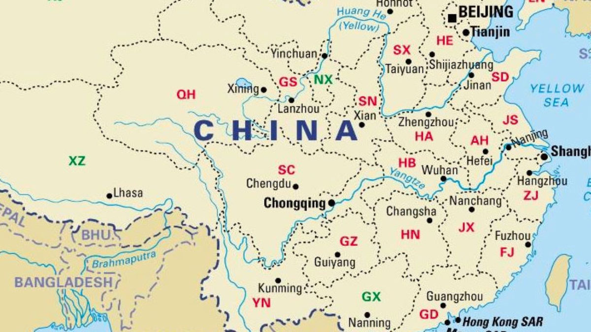 map of china provinces China Provinces Map 2011 2012 Printable Maps Showing