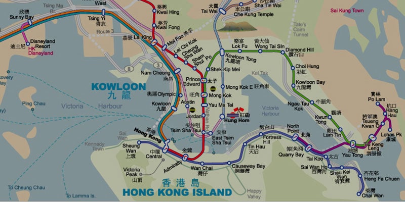 Downloadable Hong Kong Mtr Maps Plus Light Rail And Tram China Mike