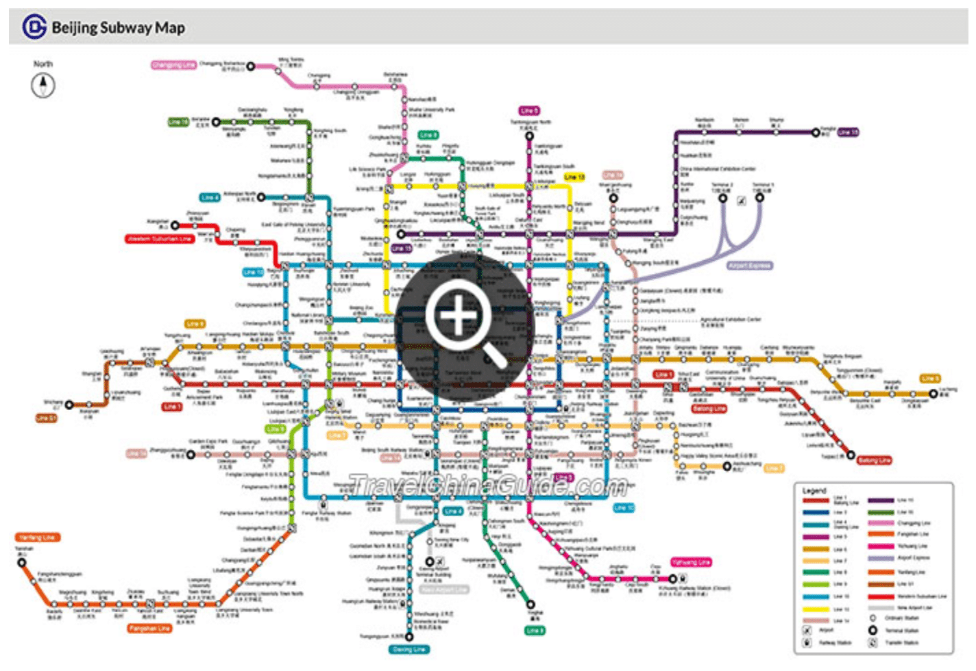 Beijing Subway Map 2019