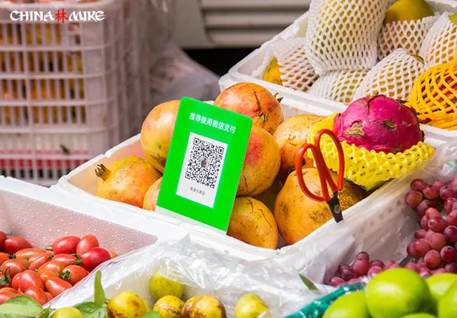 China Mobile payment with a QR code